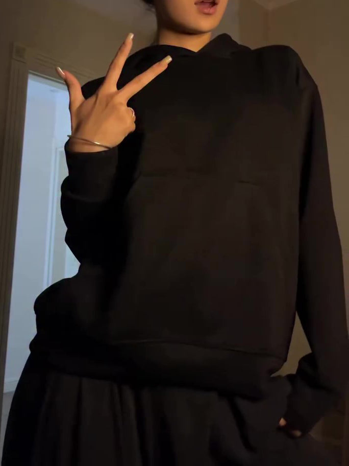 Mesh Diamond Hooded Sweatshirt