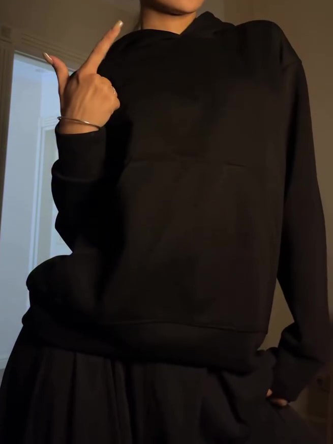 Mesh Diamond Hooded Sweatshirt