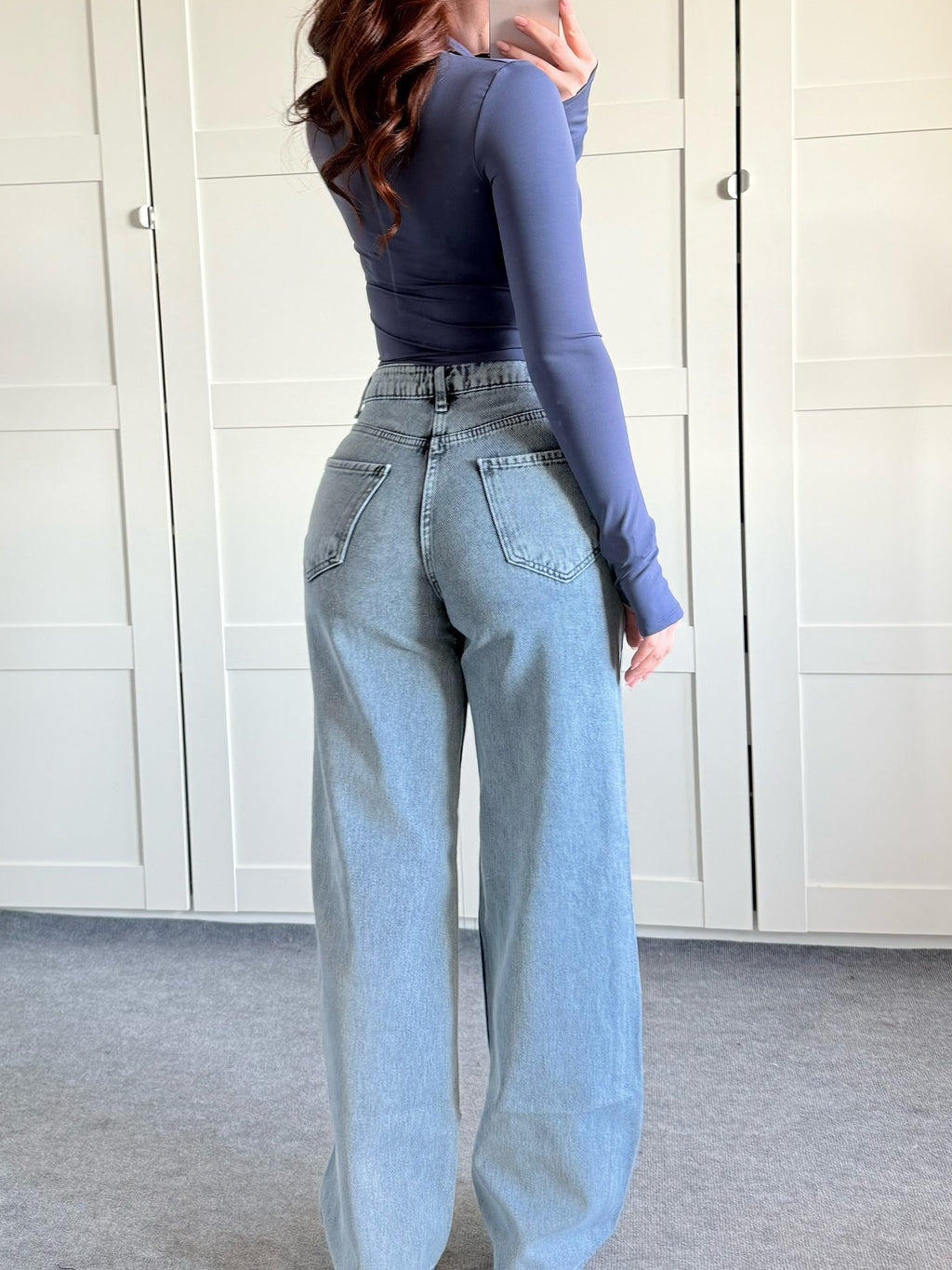 Bow Washed Jeans